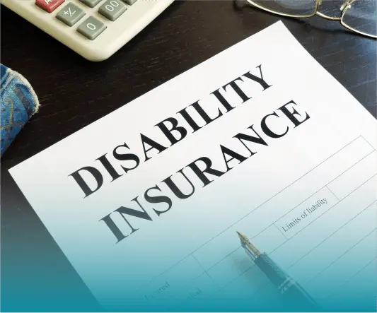 Disability insurance form and documentation
