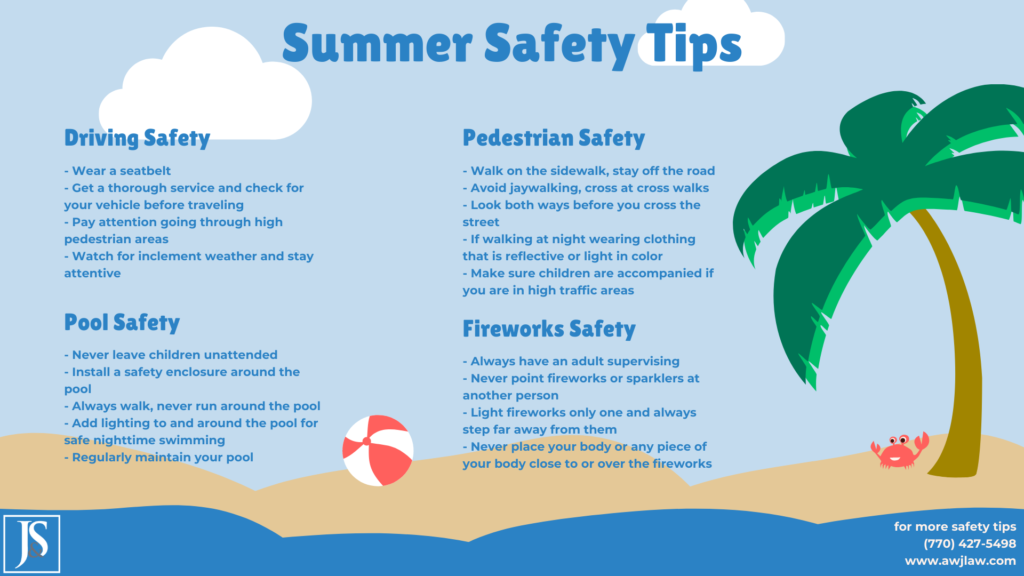 summertime car accident safety tips
