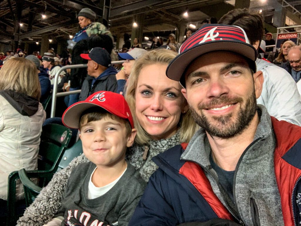 Chase, Whitney and Tucker at the World Series