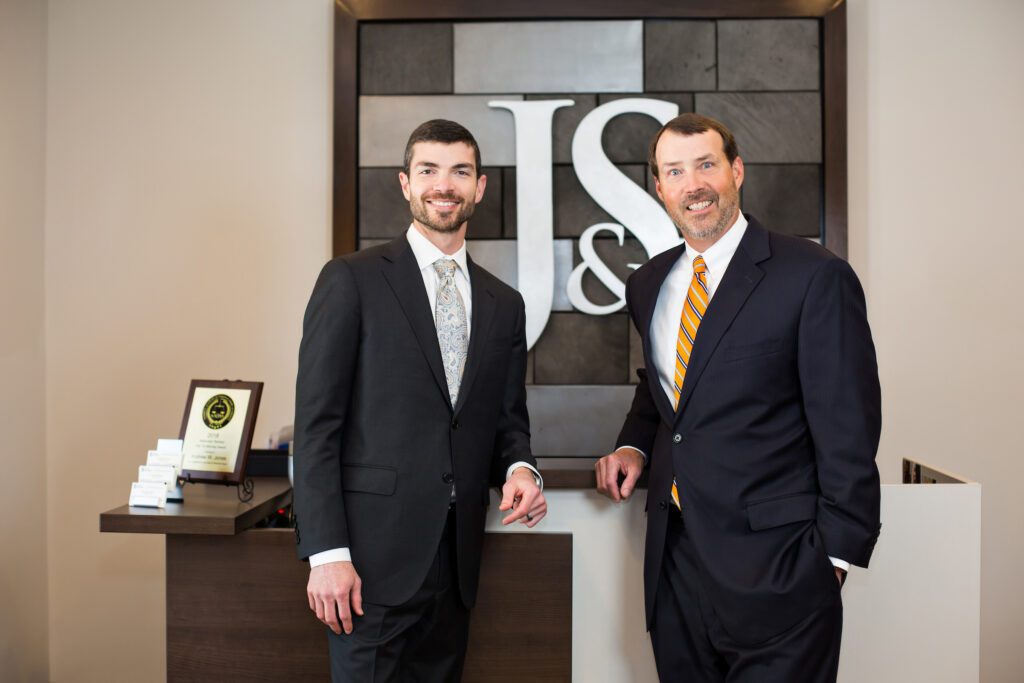 Andrew and Chase at the Jones and Swanson office