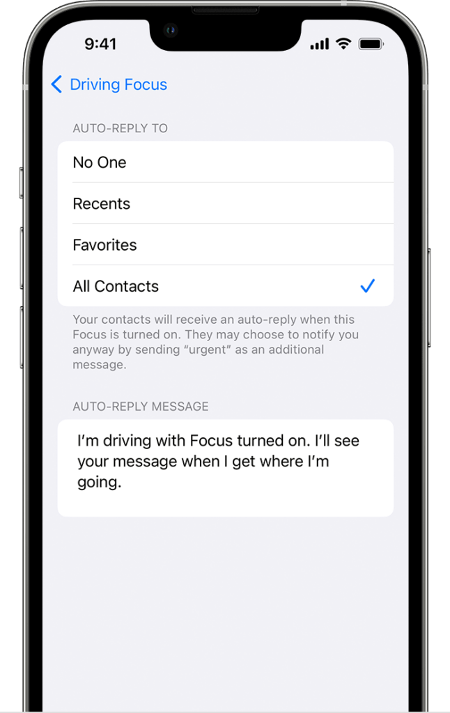 Auto-reply ihpone