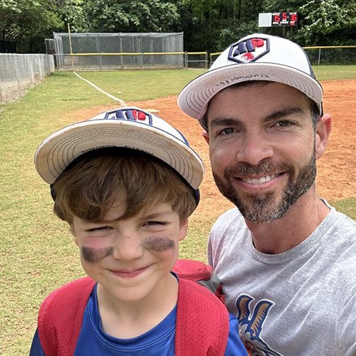 Swanson and kid