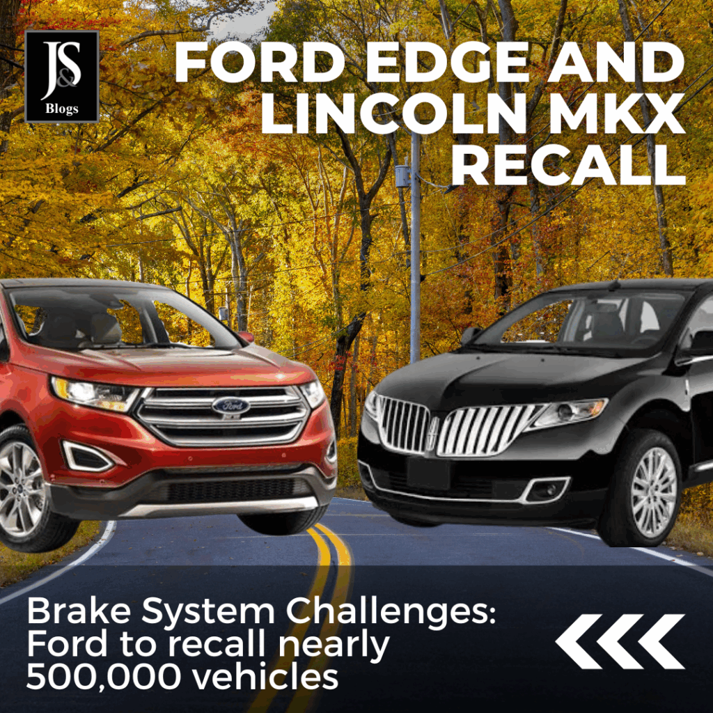 Over 500,000 Ford and Lincoln Vehicles Recalled
