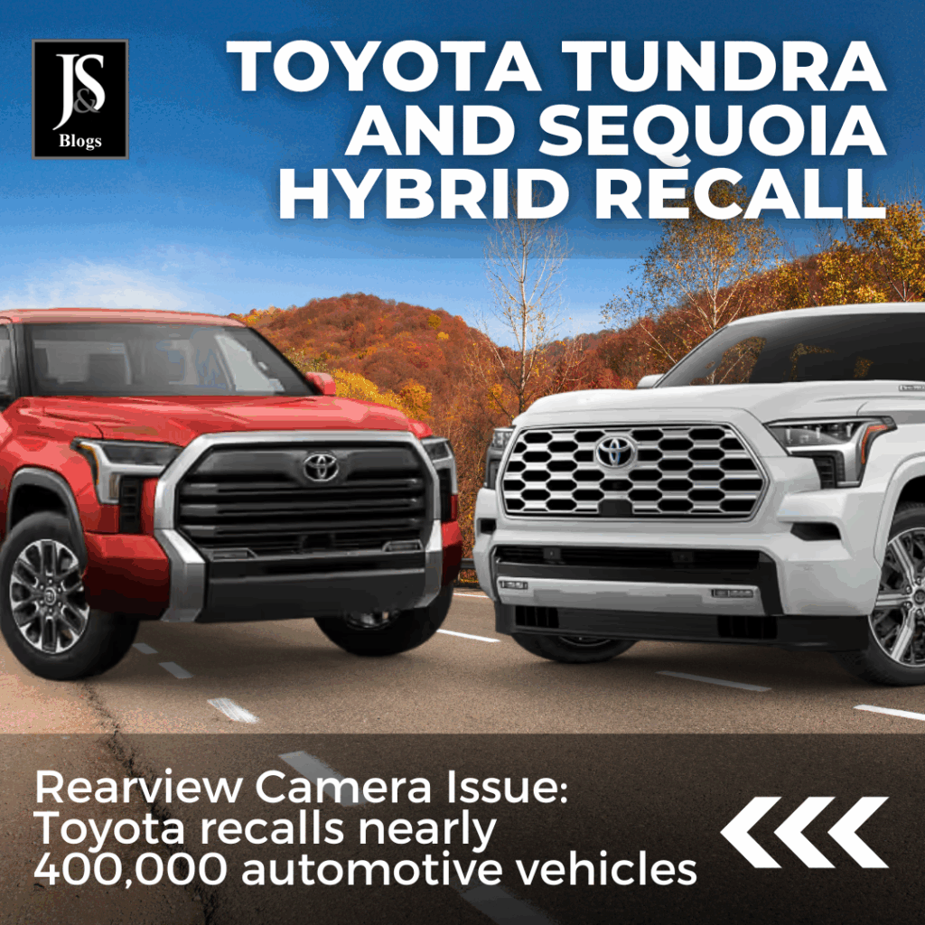 NEW Toyota Recall Includes Almost 400,000 Vehicles