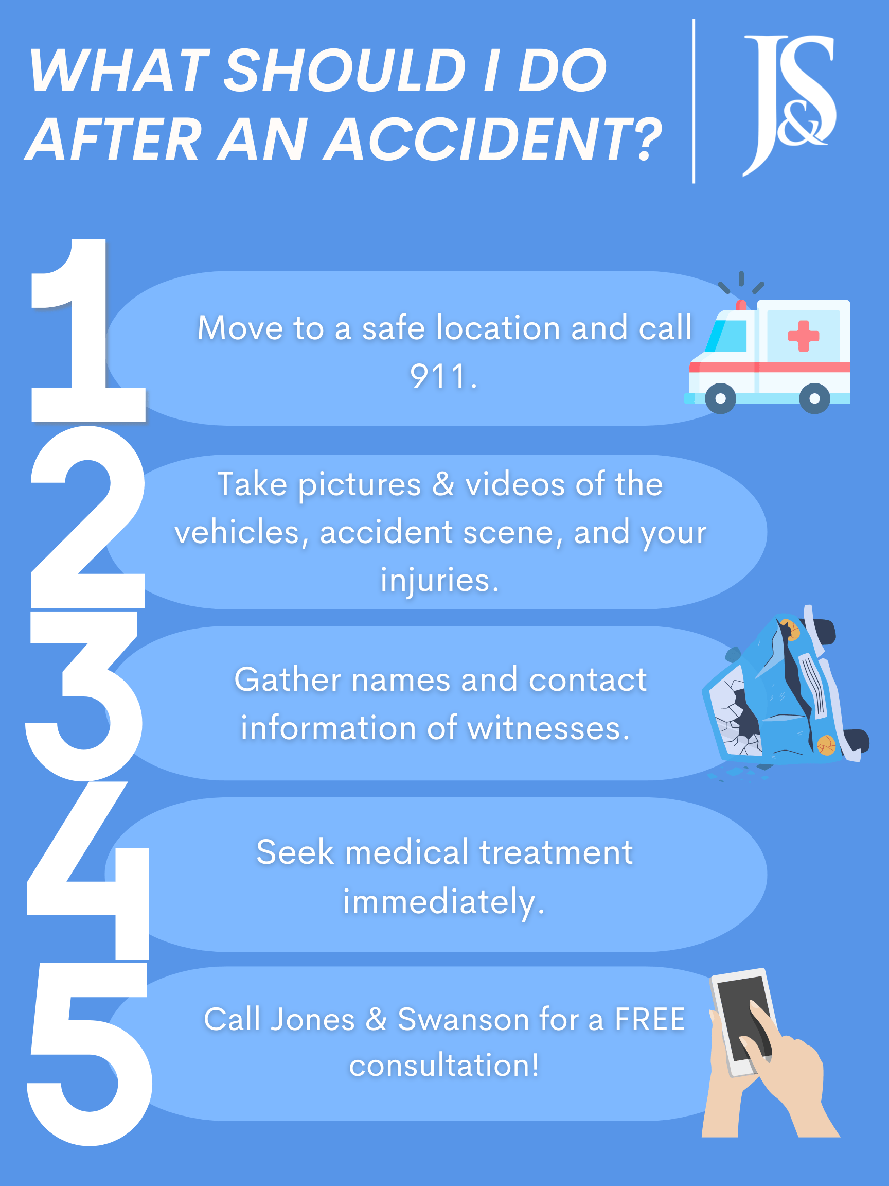 What should I do after an accident