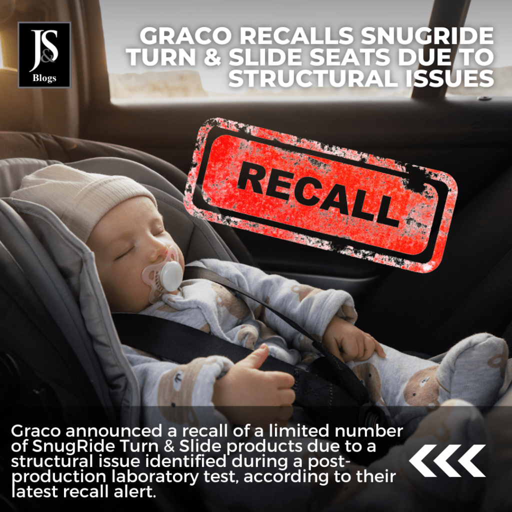 Graco Recalls SnugRide Turn & Slide Seats Due To Structural Issues