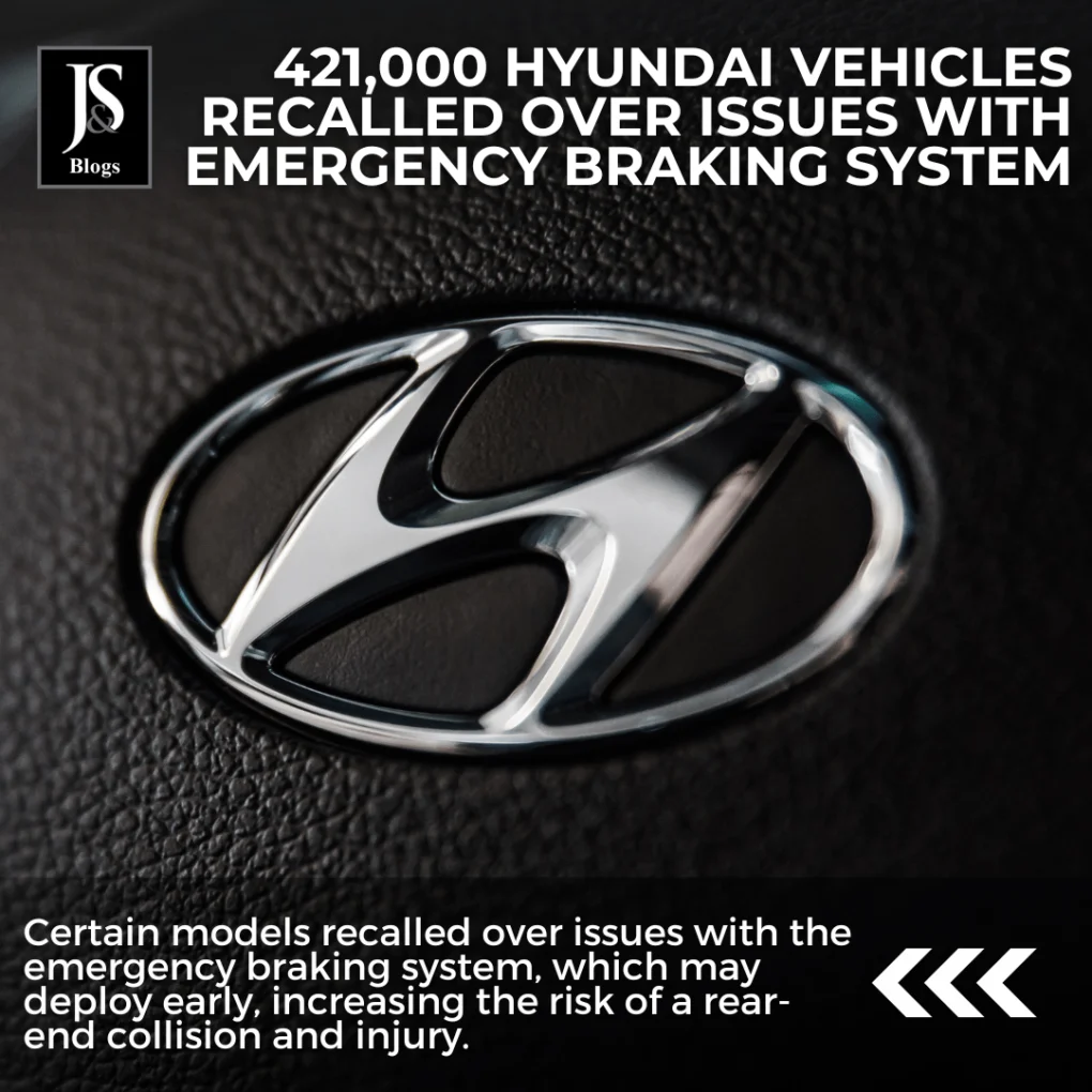 Certain models recalled over issues with the emergency braking system, which may deploy early, increasing the risk of a rear-end collision and injury.