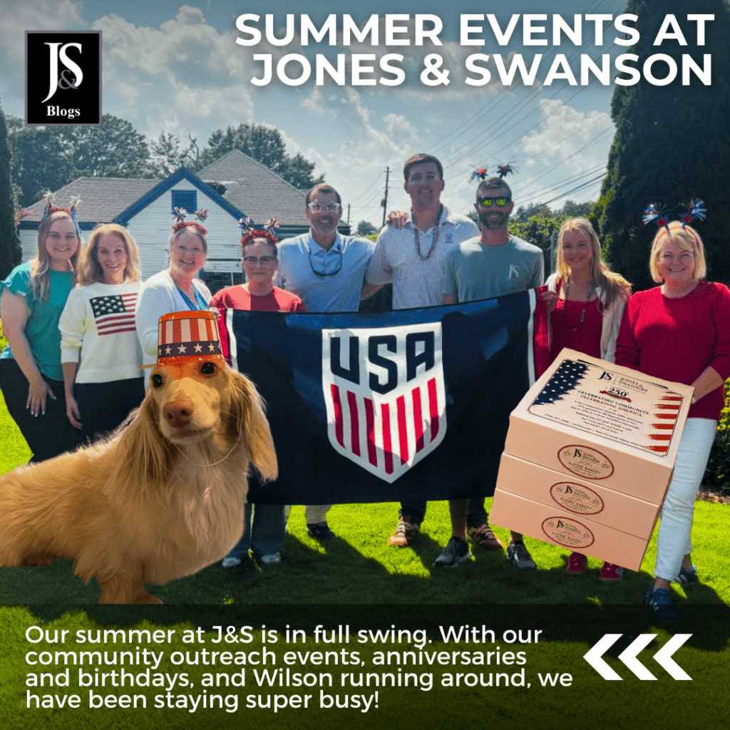 Summer Events at Jones & Swanson