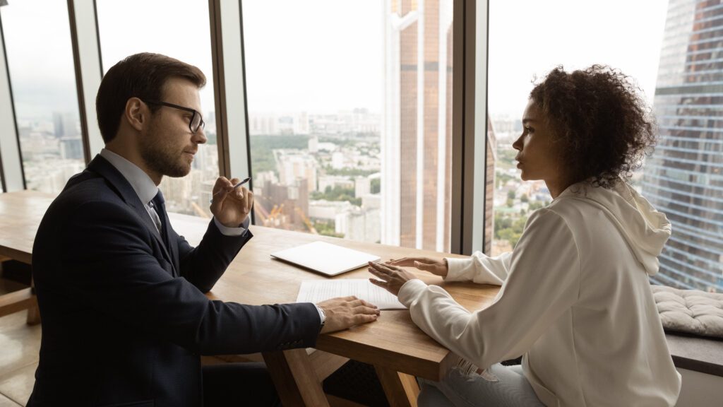 An attorney explains to his client whether medical evidence is needed in personal injury cases.